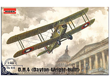 Сборная модель RODEN Самолёт DH4 DaytonWrightbuilt, 148