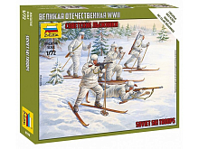 Сборные солдатики ZVEZDA Советские лыжники, 172