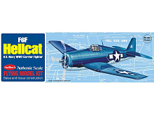 Сборная дермодельСамолет F6F Hellcat Guillows 130