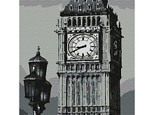 Картина по номерам 30Х30 ЛОНДОН 7 цветов