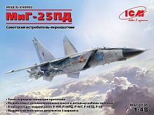 Сборная модель ICM МиГ25ПД, Советский истребительперехватчик, 148