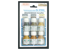 Набор АКАН красок Деревянная палуба, 6х10 мл