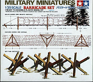 Сборная модель Набор ежей и дер заграждений 135