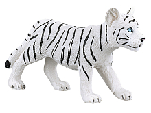 Фигурка KONIK Белый тигренок стоящий