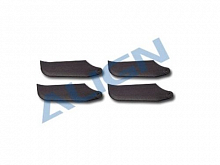 Хвостовые лопасти 57 мм, пластик черные 4шт, Align TRex 450