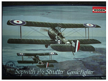 Сборная модель RODEN Самолёт SOPWITH 1 12 STRUTTER COMIC FIGHTER, 148