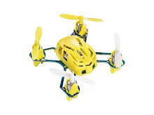 Радиоуправляемый квадрокоптер Hubsan Nano Q4 24G желтый