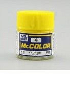 Краска эмаль для пластика тм MRHOBBY  10мл  YELLOW, шт