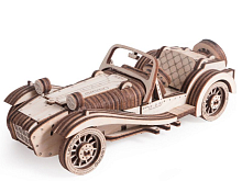 Деревянный конструктор Lemmo Автомобиль Родстер, 104 детали