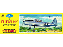 Сборная дермодельСамолет DH Chipmunk Guillows 124