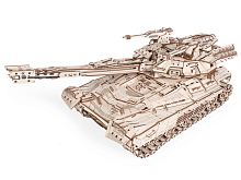 Деревянный конструктор Lemmo Танк Хищник, 984 детали