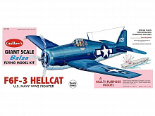 Сборная дер.модель.Самолет F6F-3 Hellcat. Guillows 1:16