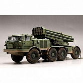 Сборная модель Реактивная система залпового огня 9К57 Ураган 135