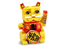 Конструктор CaDA китайский Кот удачи интерактивный 525 деталей