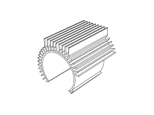 Радиатор охлаждения мотора 3970A для автомоделей MJX 10208