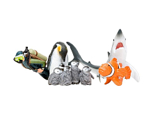Фигурки игрушки MASAI MARA ММ203009 серии Мир морских животных 5 пр