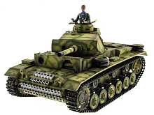 Радиоуправляемый танк Taigen 116 Panzerkampfwagen III Германия PRO 24G RTR