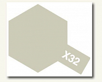 Краска Tamiya X32 Titanium Silver Титан серебристая акриловая, 10 мл