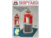 Сборная картонная модель Shipyard маяк Vierendehlgrund Lighthouse №91, 172