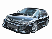 Сборная модель AOSHIMA Honda Accord Wagon WingWest CF2 96, 124