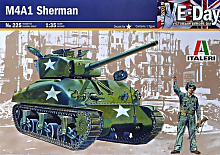 Сборная модель Танк M4 A1 SHERMAN 135