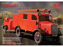 Сборная модель ICM L1500S LF 8, Германский легкий пожарный автомобиль 2МВ, 135