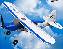 Радиоуправляемый самолет Volantex RC Sport Cub 500мм синий 24G 4ch LiPo RTF with Gyro