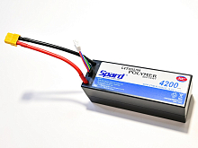 Аккумулятор LiPo Spard 4200mAh, 148V, 50C,  XT60,  Hardcase для автомоделей 110, 18