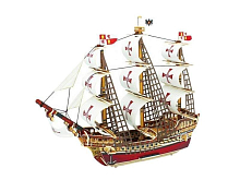 3D пазлы из пенокартона КОРАБЛЬ САНТА МАРИЯ 102 детали, 12 листов