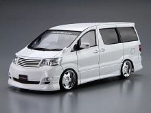 Сборная модель AOSHIMA Toyota Alphard Silk Blaze MNHANH1015W