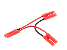 Двойникпереходник разъема Banana для аккумуляторов