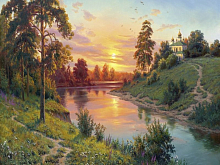 Картина по номерам 40х50 Прищепа Тишина 29 цветов