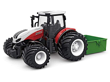 РУ фермерский трактор Korody с самосвальным кузовом, широкие колеса 124 24G 6CH RTR
