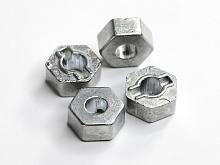 Алюминиевые колёсные шестигранники 4 шт