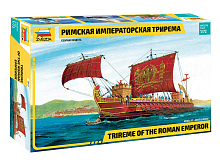 Сборная модель ZVEZDA Римская Императорская Трирема, 172