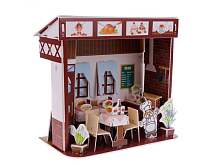 3D пазлы из пенокартона ЗАПАДНЫЙ РЕСТОРАН 48 деталей, 4 листа