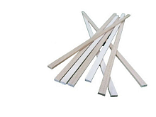 Деревянные рейки 3х8 мм, длина 300 мм, липа, 8 шт