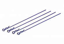 Клипсы кузовные длинные для 110 FT синие 4шт