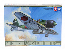 Сборная модель Японский истребитель A6M5с TYPE 52 ZERO 7 фигур 148