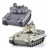 Радиоуправляемый танковый бой Zegan TIGER II + T-90