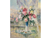 Картина по номерам 40х50 УТРЕННЕЕ НАСТРОЕНИЕ  28 цветов