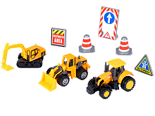 Набор металлических машинок AUTODRIVE JB0403977 Строительная техника 3шт, вк 2317,54см