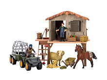 Набор фигурок животных MASAI MARA ММ205047 серии На ферме Ферма игрушка, 22 фигурки