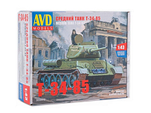 Сборная модель AVD Средний танк T3485, 143