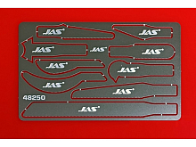 Набор пилок по пластику к ножу с цанговым зажимом, 9 штуп