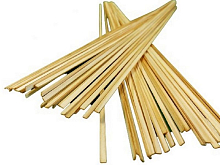 Деревянные рейки 1х3 мм, длина 300 мм, сосна, 50 шт