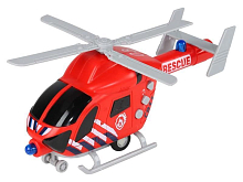 Вертолет AUTODRIVE 20см инерц на бат со светом и звуком, красный,  вк 22,51013,5, ,