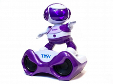 Робот Disco Robo Alex фиолетовый  колонки с MP3 нб