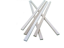 Деревянные рейки 4х8 мм, длина 300 мм, липа, 6 шт