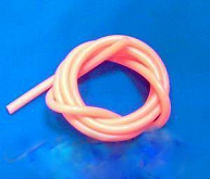 Трубка топливная силиконовая красная  24мм х 55мм х 1м